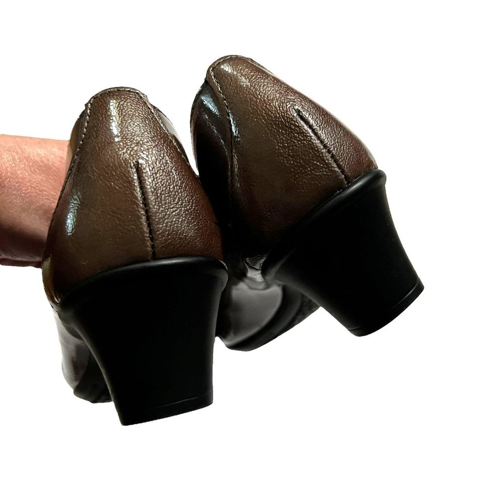 NIB SAS Sonyo Slip On Heels Size 6.5 M Portobello Made In USA Comfort - Picture 6 of 7